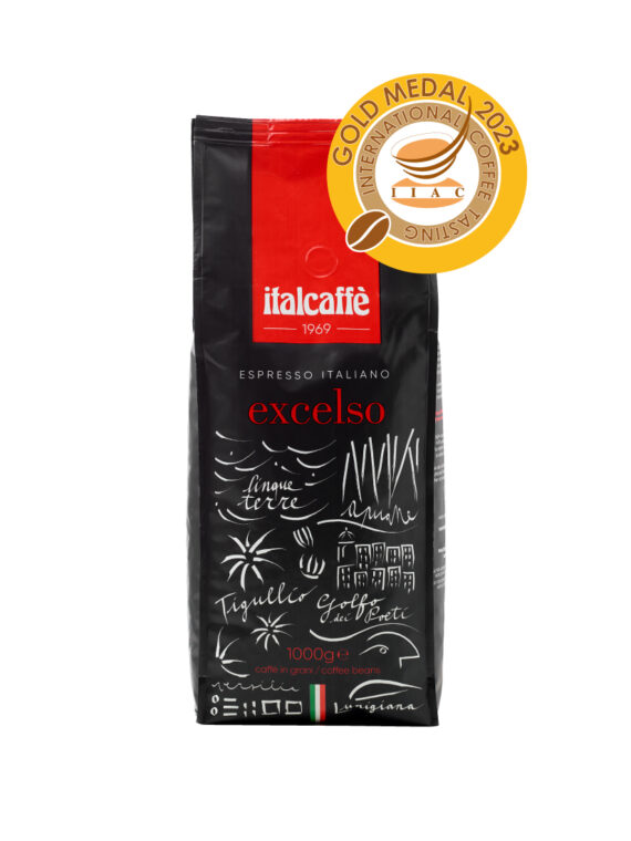 Café en grains Excelso Expresso Italcaffè Espresso 1kg médaille d'or