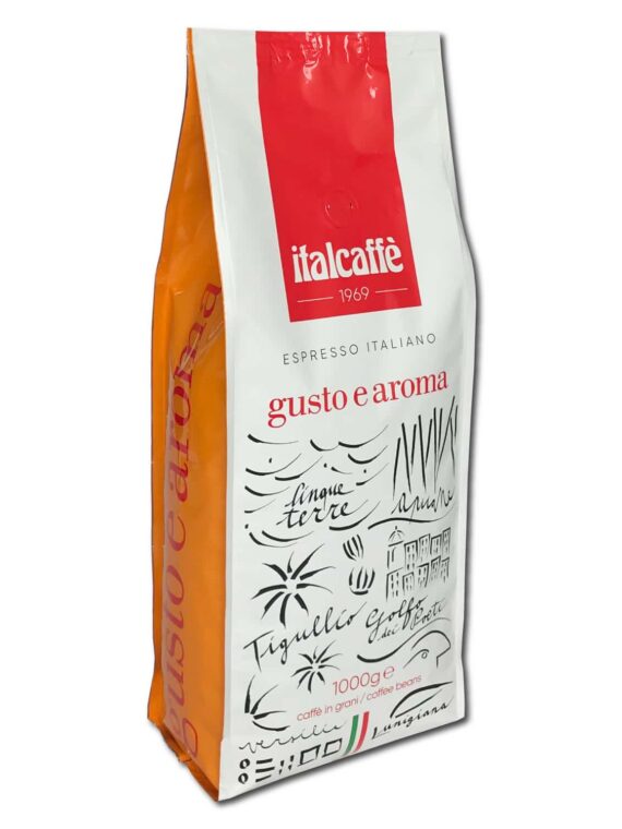 Gusto e Aroma Espresso Bar Coffee Beans Italcaffè 1 kg | Whole Bean